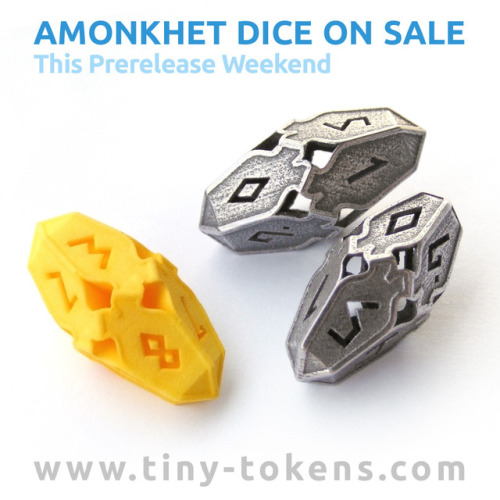 To celebrate prerelease weekend, I have put all my Amonkhet-inspired dice on sale! Get them at a dis