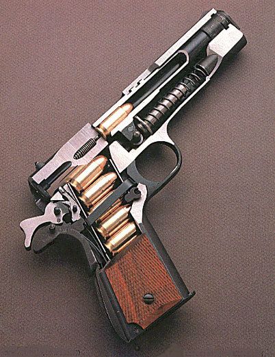 enrique262:  Internal view of a M1911 handgun.