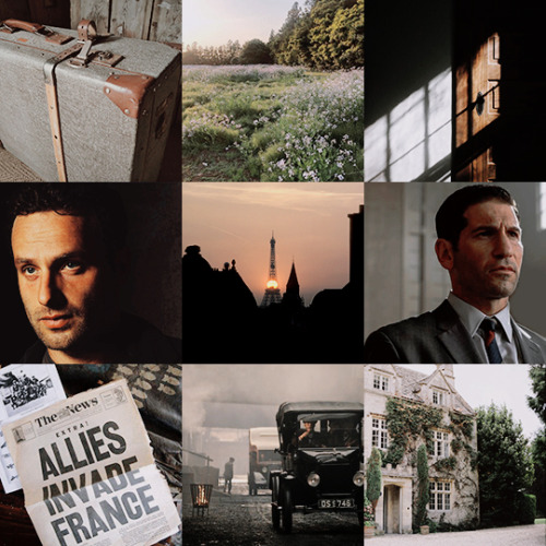 moodboard for ‘grass fields in normandy’ by @elsac2 In the middle of France occupation by the German