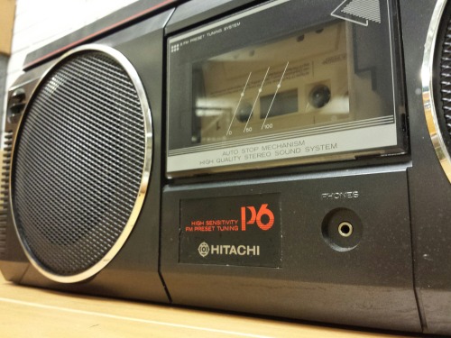 Hitachi TRK-P6E Ghetto Blaster, 1986