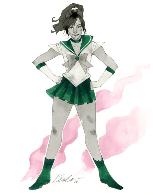 kevinwada:Sailor JupiterWizard World Austin 2014 sketchDirection was for “tough”, and “attitude.” 