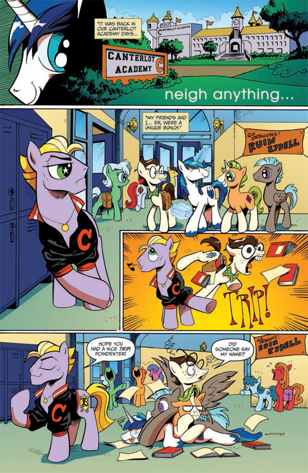 ask-sir-shining-armor:  Here’s when I was in school and a preview of this comic