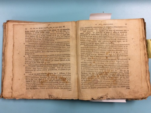 msulconservationlab: This poor book was full of mold, dirt, and accretions. (I urge you to click on