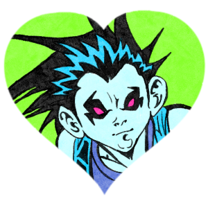 Young Justice Heart Icons 300x300px | Free To Use