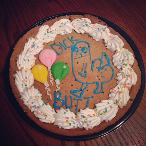 #dickbutt cookie cake thanks to @a_herms and @fabgambino #dick#butt