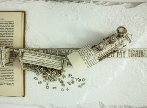 taktophoto:Creative Book Art Sculpture by Thomas Wightman