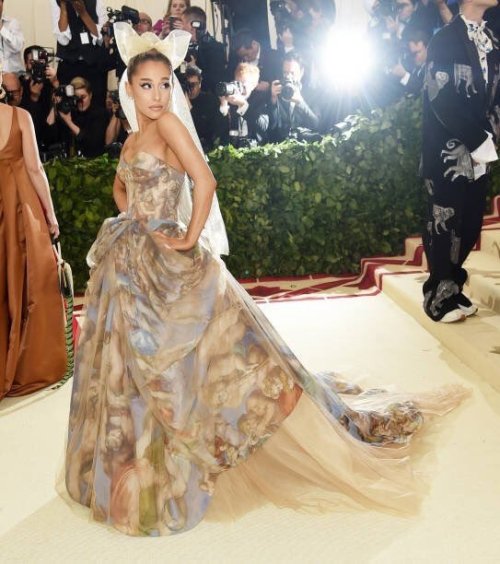 ruinedchildhood:Ariana Grande at the Met Gala 2018 