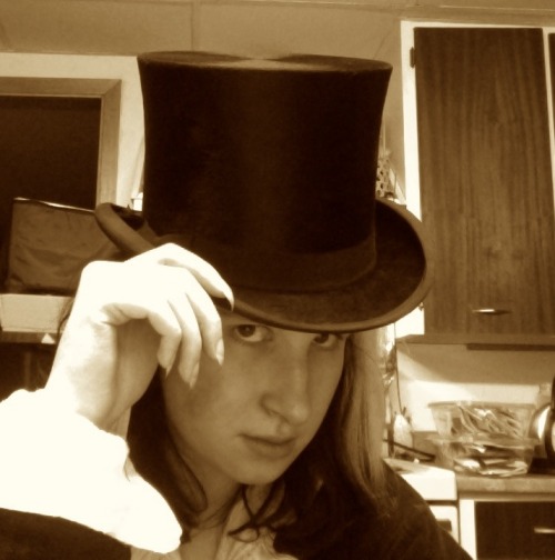 I have a top hat. Unfortunately it’s slightly too small unless I wear it at an angle.Great Uncle Har