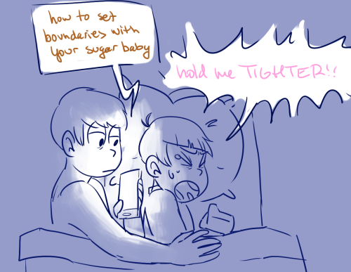 ichibit: The next day Todomatsu wakes up first and sees that search on his phone and makes a big fus