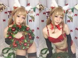 love-cosplaygirls:  [SELF] Christmas Kitty