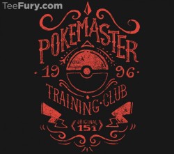 gamefreaksnz:  Pokemaster Training Club by Azafran  US ป for 24 hours @TeeFury