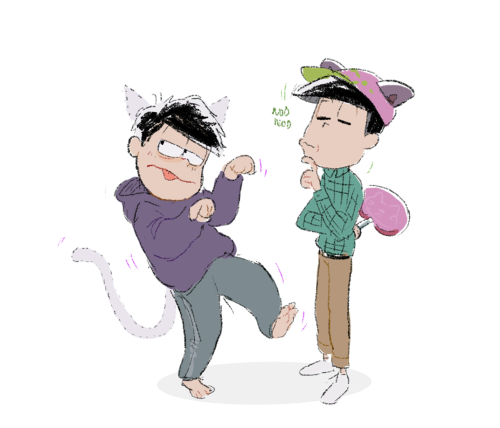 itsmatsutastic: haah this dynamic is one of my favourite things simply because they both like cat th