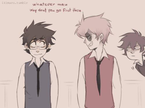 ikimaru:they all share the same room hah acollege au