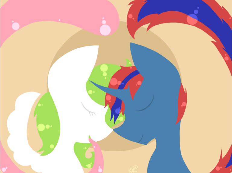 asklickylick:  Tails and Tongues  (I can&rsquo;t lie. This is really adorable