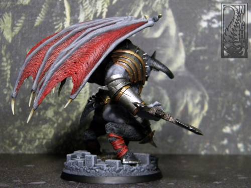  Great Axe Malacant, Servile Champion of Dis from Mierce Miniatures.Alternative miniature for the Da