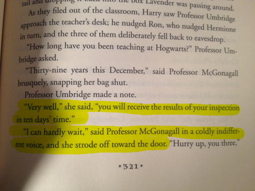 rider-waite: vivacosima: daily reminder that minerva mcgonagall is metal as fuck reminder she took 3
