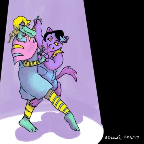 Terrible Picture Of Catty And Bratty But Oh Well . . . #undertale #cattyandbratty #art #artist #digitalart