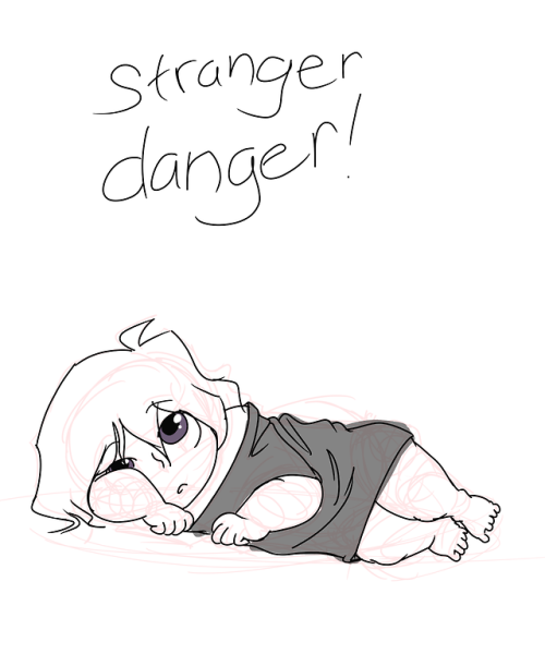 Bored doodleKeith doesn’t speak to multi-colored people except the black suited one