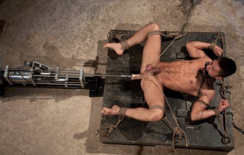 lovingair:  It was his new life. When he wasn’t being used by one of his captors, he was used by the machine.
