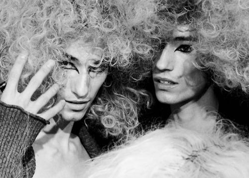 thewinterbook: The Dupont twinsat Laurence and Chico  for @fashiondailymag