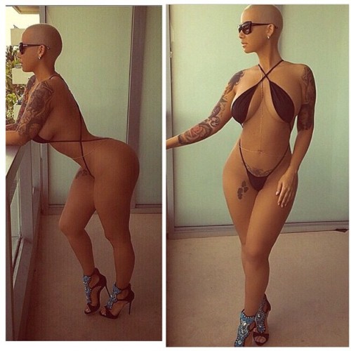 eitwanda05:  S/O to @amberrose for motivating me!!! Goodness Gracious 😳😳😳 #FitThick #BeautifulBody 🙈🙉🙊