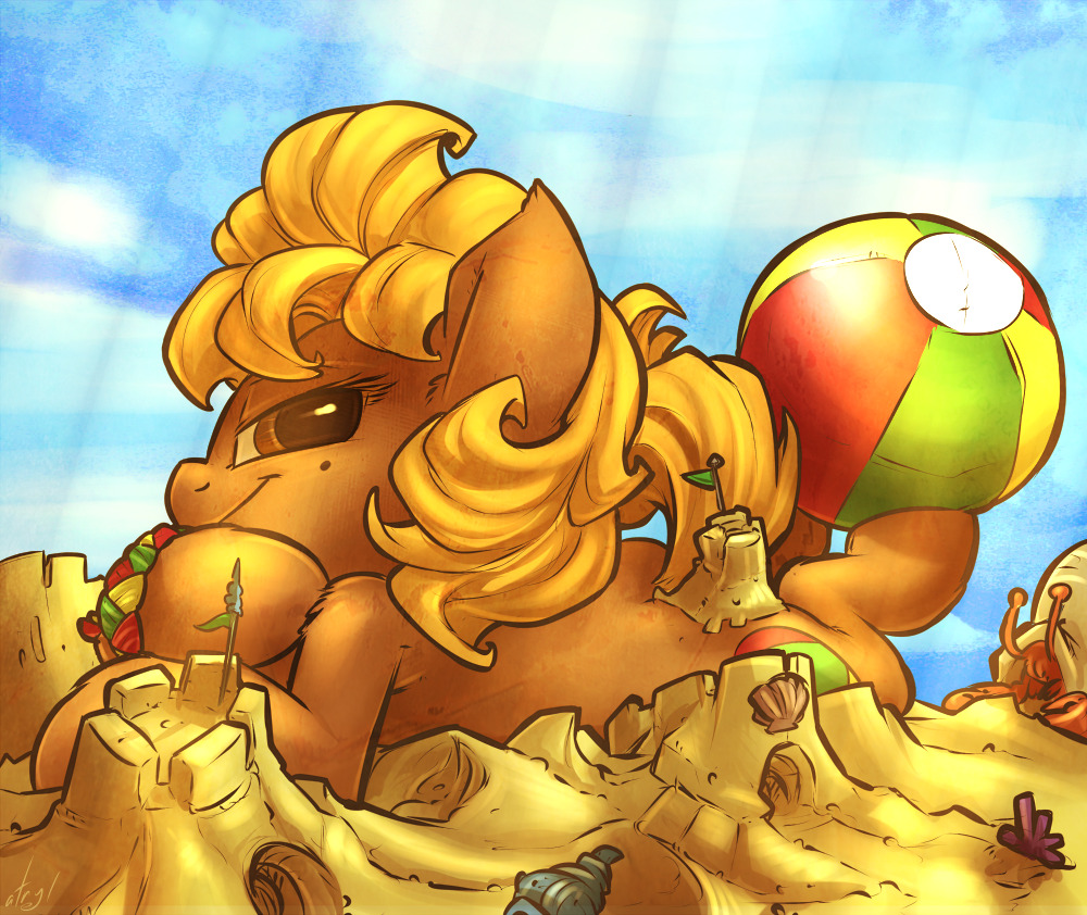 atrylplus:  Beach Ball set Just to put you in the mood for her. Who knows :) btw