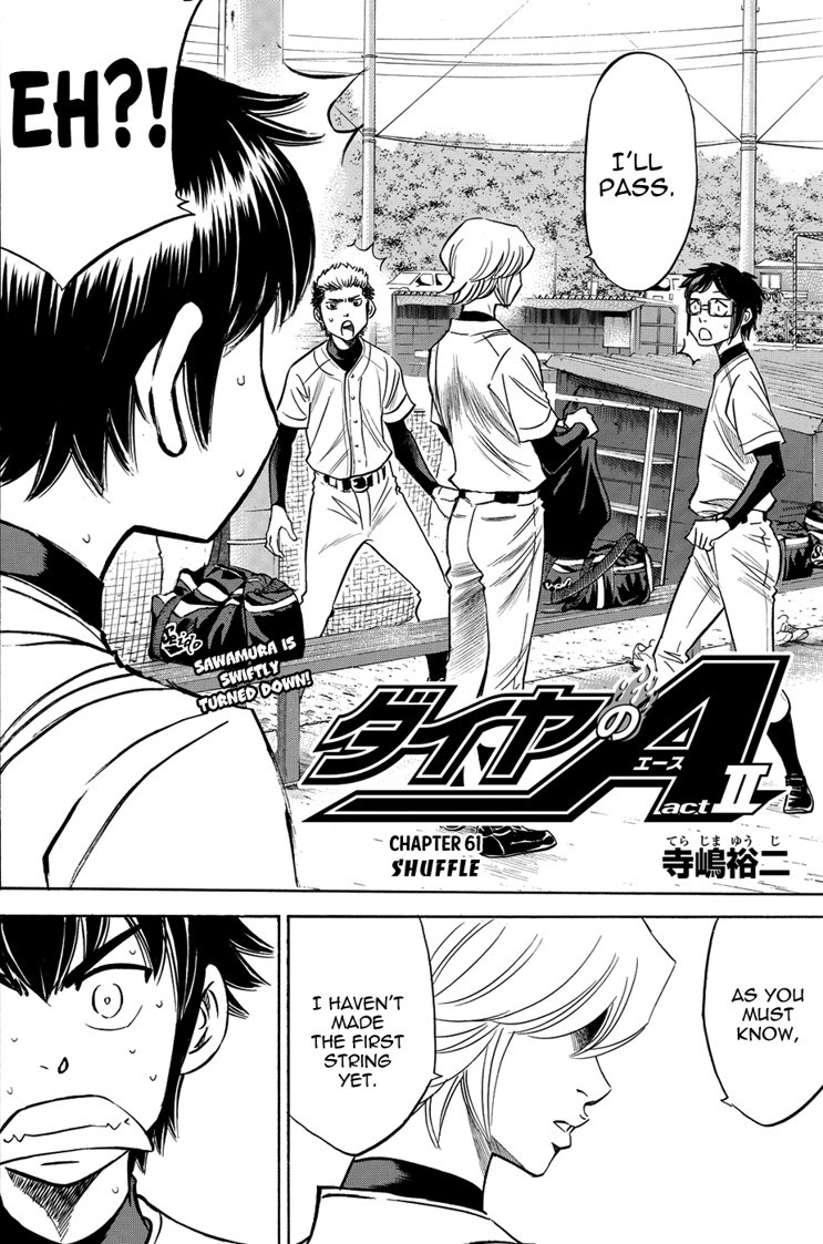 Ace of Diamond Act II to End in 2 Chapters After Over 7 Years of