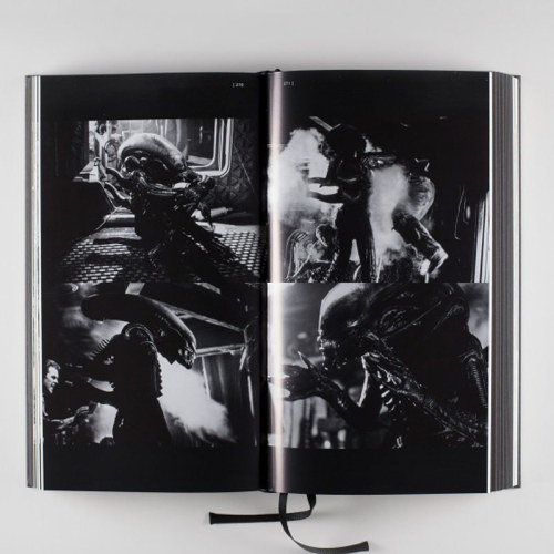 weirdletter:  Alien Diaries / Alien Tagebücher, by Hans Ruedi Giger, Edition Patrick Frey, 2013 (hardcover, 660 pages, 48 b/w images, 59 color images, 23.5×13 cm). Info: editionpatrickfrey.com. “HR Giger worked in the Shepperton Studios near