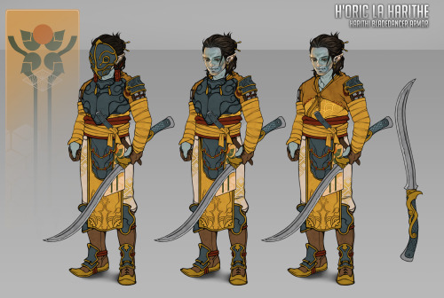 outlandidol:  Some designs for the Ach'Harheini bladedancer armor and the traditional “Ch'wuar