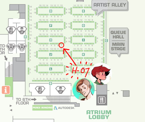 katleyh:Here’s where you can find @gingerhaze and myself at Emerald City Comic Con! Please come and 