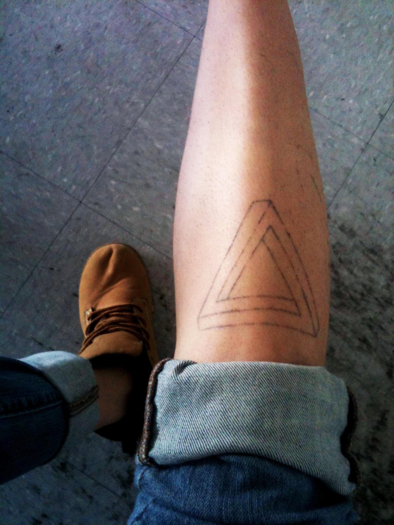 first snp 7rl penrose triangle : r/sticknpokes