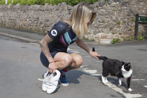 davewellbeloved: Juliet showing off the new Strongher kit. (via Strongher release new women’s cyclin