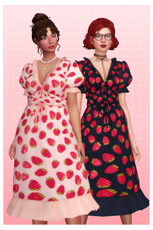 Strawberry Set by JoliebeanThe infamous Strawberry dress by Lirika Matoshi is kinda old news already