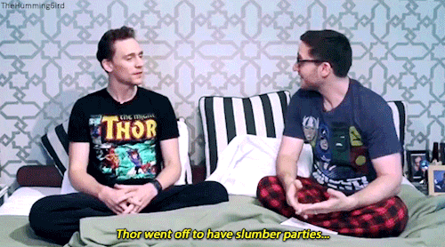 Josh Horowitz: ‘I feel like the character of Loki is deprived of slumber parties as a kid.’ 