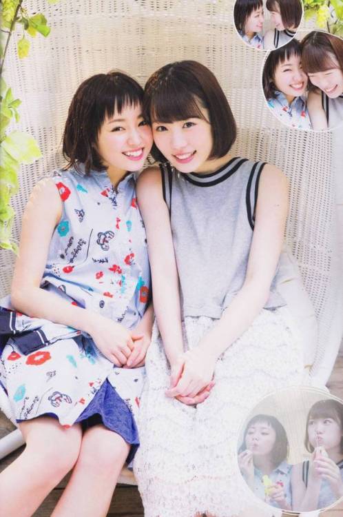 keyakizaka46id: 『B.L.T.』2018 April issue - Imaizumi Yui & Koike Minami①  #欅坂46 #今泉佑唯 #小池美波 #Keyakizaka46 #Imaizumi Yui #Koike Minami 