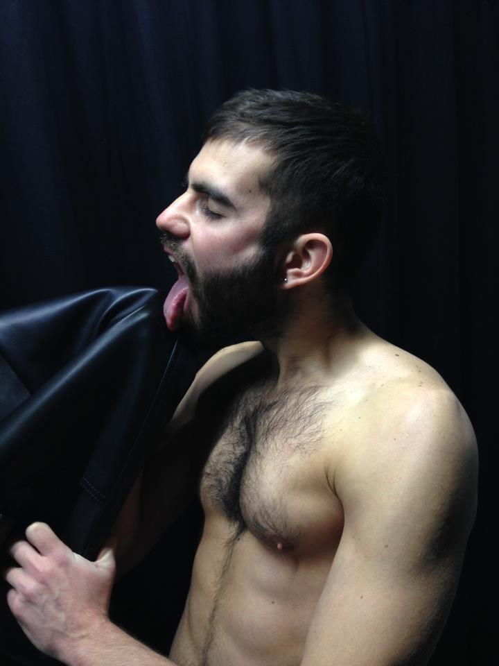 I wonder if his Daddy knows what he gets up to when he&rsquo;s alone in the leather