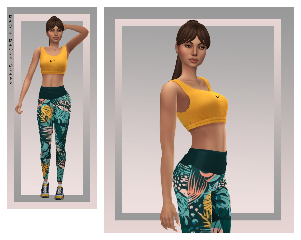 Mostly Sims 25 Day Lookbook Challenge Day 4 Dance Class Cc