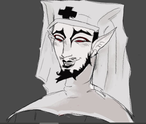 @rjavenuru Doodles Of The Vampire Nurse As Promised. Worlds Prettiest Blood Whisperer