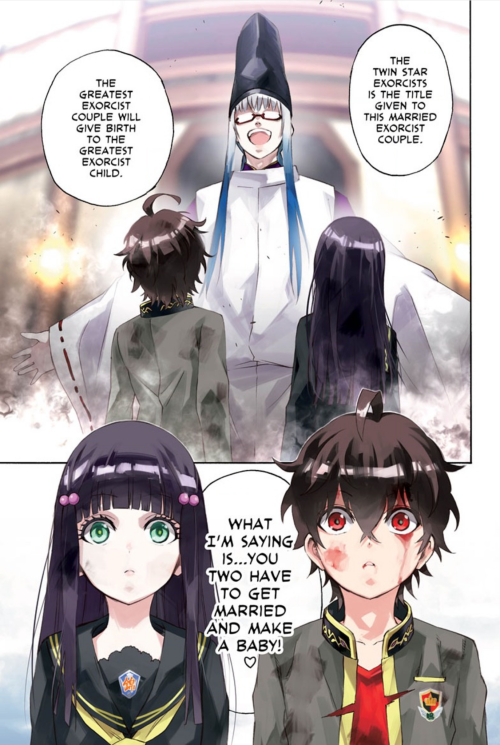 Twin star exorcist chapter 28 coloring : r/TwinStarExorcists