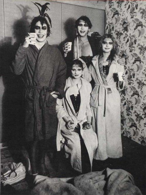 fortheloveofhorror:
““behind the scenes of the rocky horror picture show (1975)
” ”