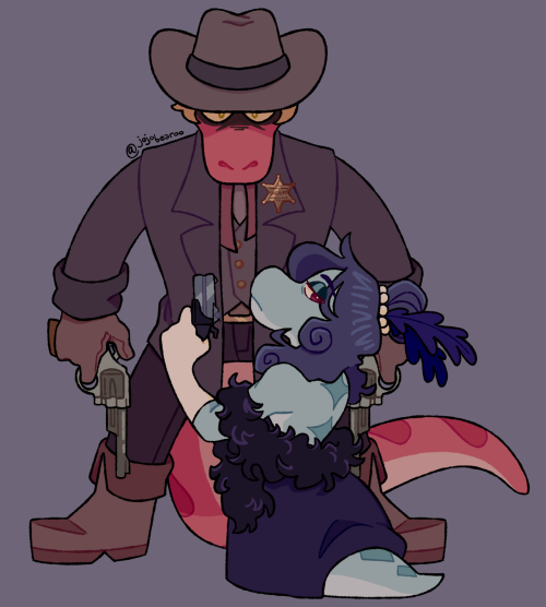 yulivia from the cowboy au me and @/kaeirou worked on together!! (and the accompanying prequel fic)