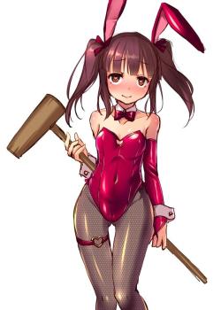 左藤空気＠ﾌｧﾝﾐ幕張13夜さんはTwitterを使っています: &ldquo;衝動描き智絵里バニー。智絵里は肋骨浮いてるし太もも細いと思うのでスレンダーロリの練習台にもうってつけ！ http://t.co/58Am6kzbN9&rdquo;