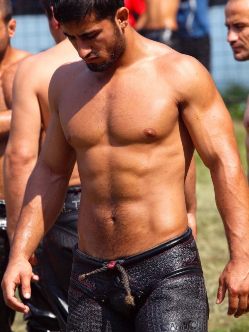 tokillapromqueen: cherryrotten: Turkish Oil Wrestling Ah yes, my favorite sport of all time.