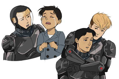 lazy-afternooner:  Pacific Rim AU. Couldn’t resist. 