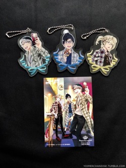 yoimerchandise: YOI x SuperGroupies Exclusive Items (2017) Original Release Date:July 2017 Featured Characters (3 Total):Viktor, Yuuri, Yuri Highlights:The main trio are featured in SuperGroupies clothing and accessories inspired by themselves for these