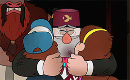 burglethyturts:  This episode started and ended with Grunkle Stan hugs, I’m not