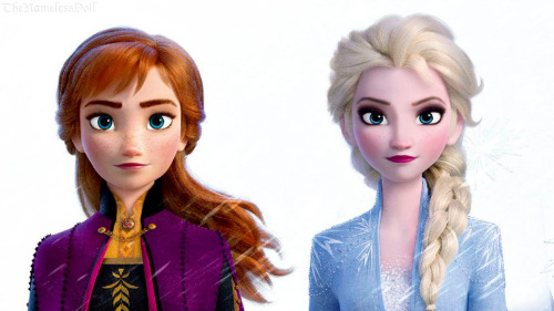 thenamelessdoll: Quick Frozen edit. Simply wanted to give the girls more of their dad’s featu