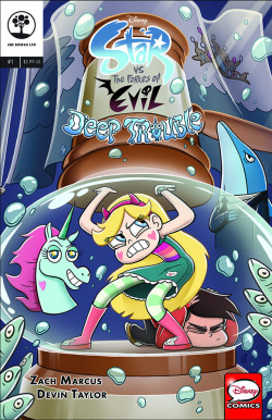 daronnefcy:  This is the 1st cover of the new Star original comic series “Deep Trouble.” The eight original comics will roll out monthly in stores beginning September 2016! These comics are great! They are written by one of Star Crew’s board artists