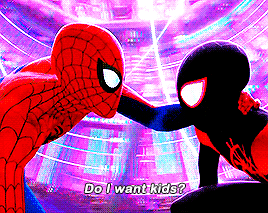 andthwip:Miles unintentionally changing Peter’s mind about parenthood.