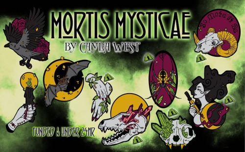 https://www.kickstarter.com/projects/greylethallin/mortis-mysticae only 5 days left! #art #artist #e